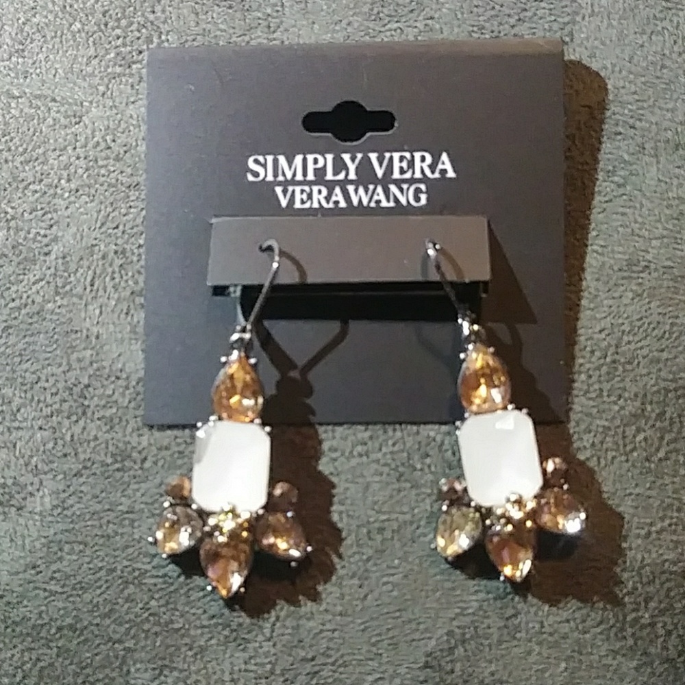 Simply Vera Vera Wang Crystal Drop Earrings